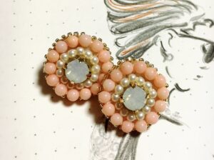 Coaching Earrings Pink