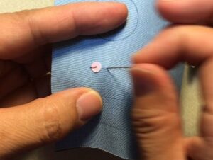 Sequin backstitch 3