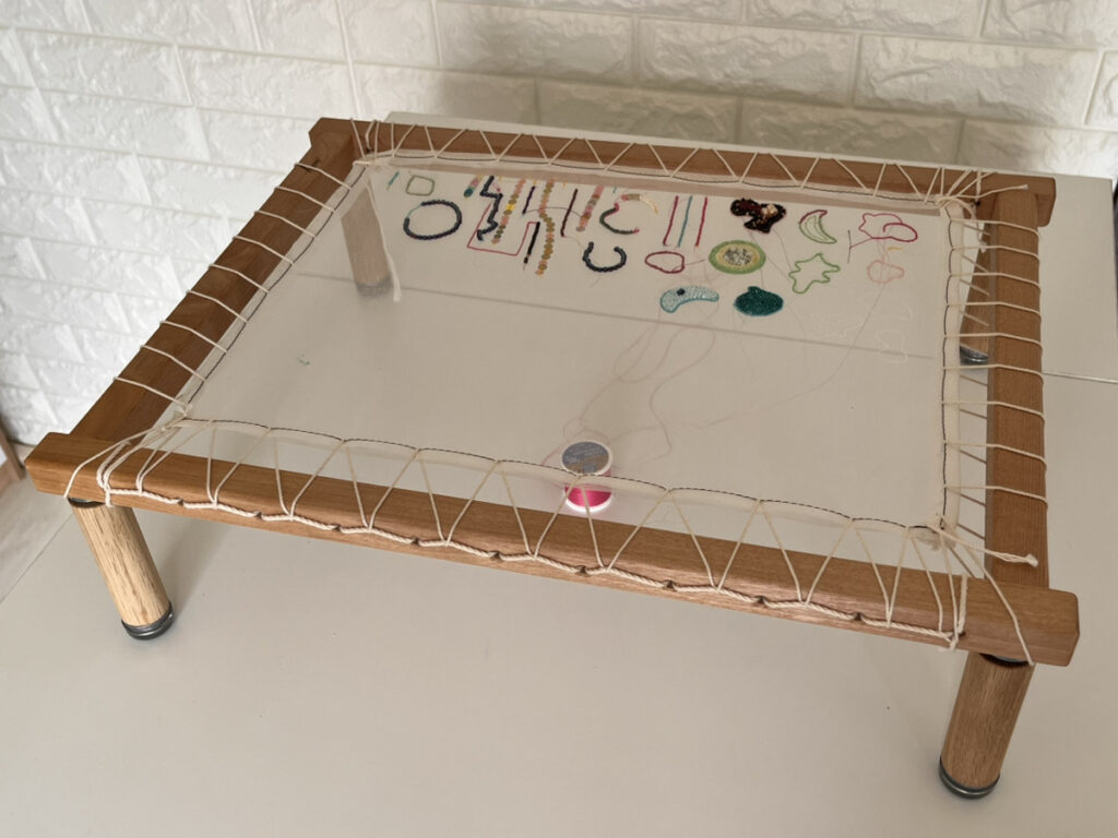 Aariwork embroidery frame
