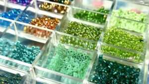 Sparkling beads