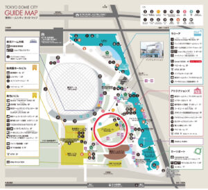 tokyo dome map