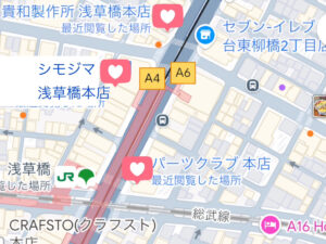 Asakusabashi Map ５