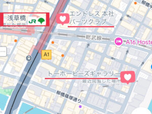 Asakusabashi Map ２