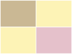 Yellow x Pink, Yellow x Beige